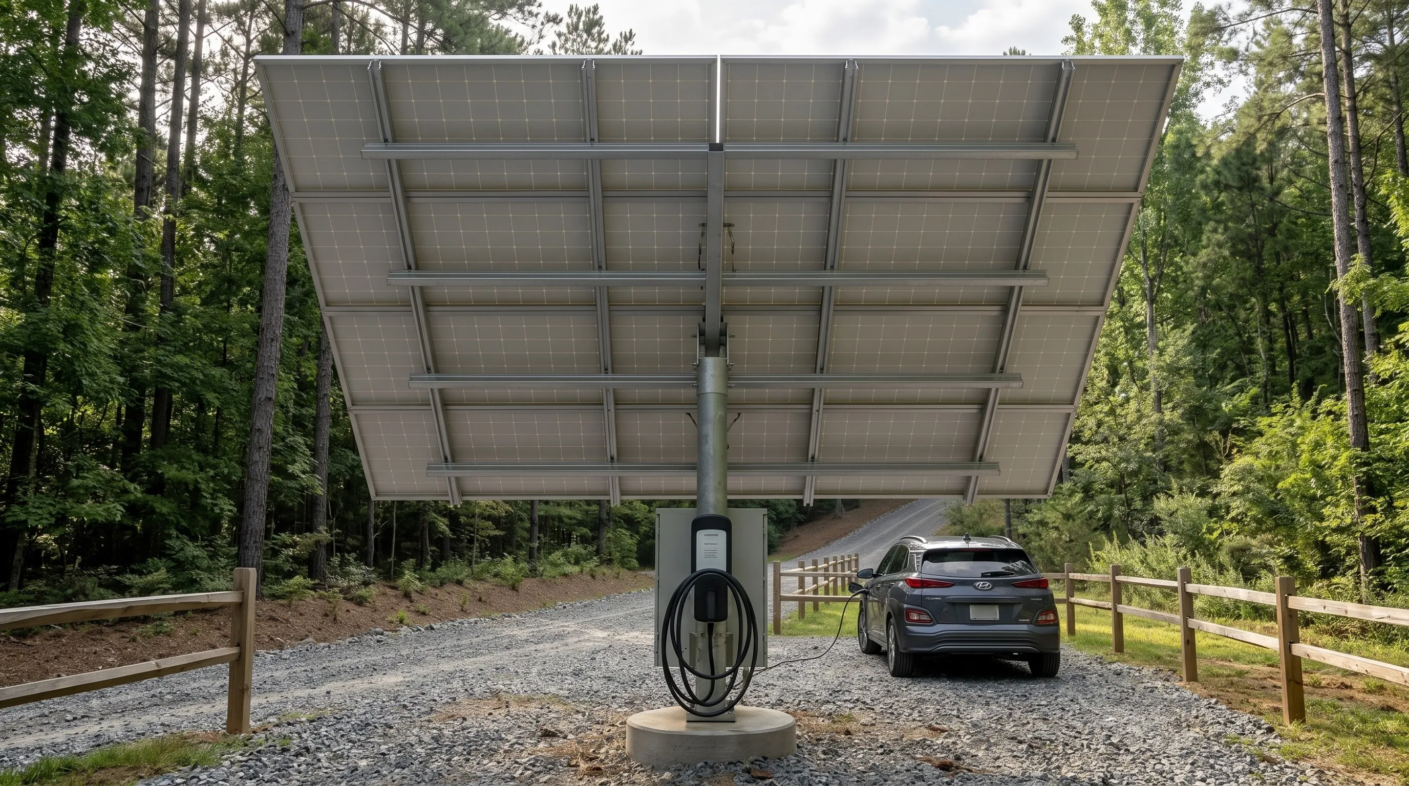 Single 5kW EV Charger with 20kWh Battery Bank