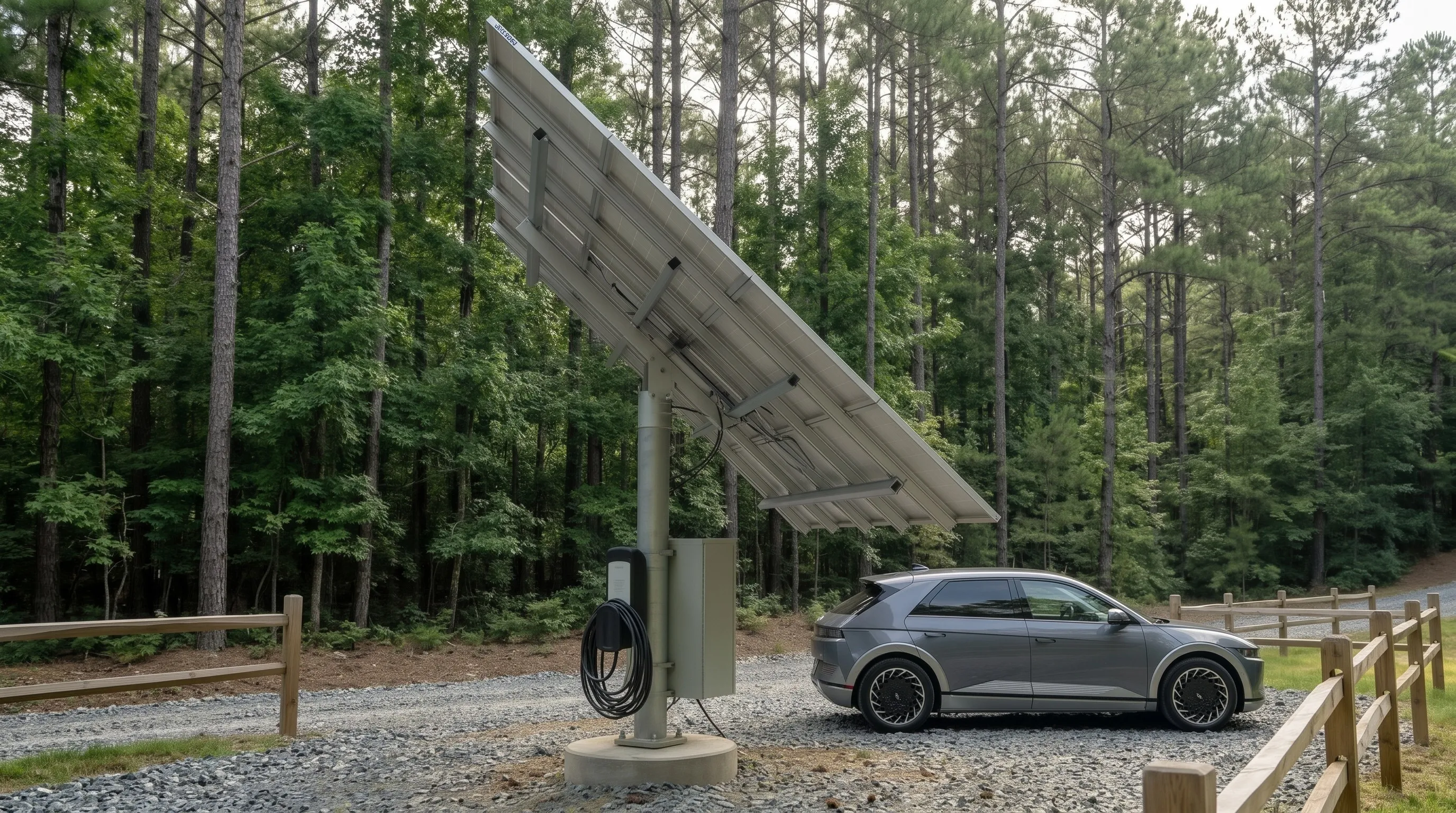 Single 5kW EV Charger with 20kWh Battery Bank, detail 3
